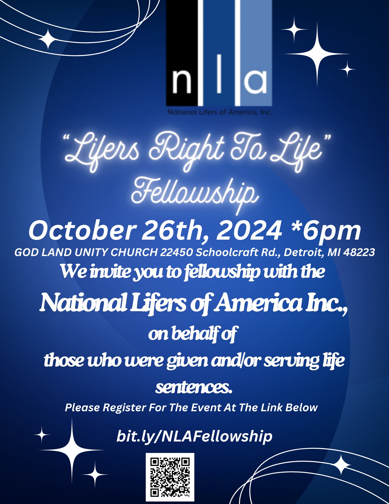 NLA Event Flyer 10/26/24